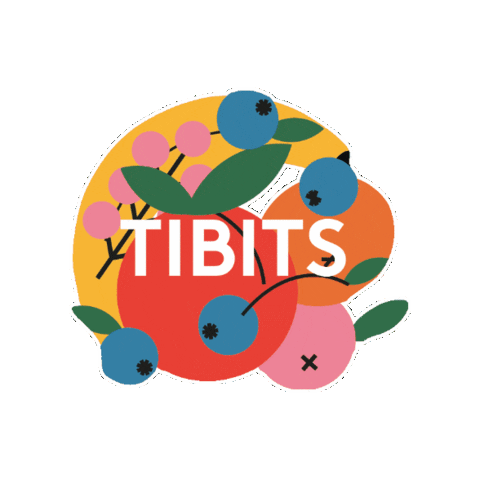 tibits giphygifmaker vegan zuri tibits Sticker