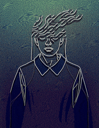 art girl GIF by Vasya Kolotusha