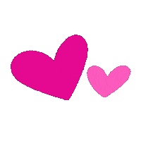 Love You Hearts Sticker