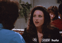 not really listening elaine benes GIF by HULU