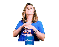 meujeitonossavitoria Sticker by Always Brasil