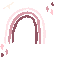 Rainbow Hawaii Sticker by Design Jord
