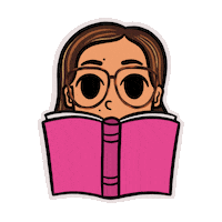 Book Reading Sticker