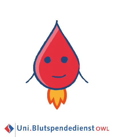 Blutspenden Sticker by Uni.Blutspendedienst OWL