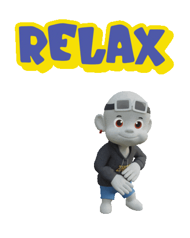 Resting Good Vibes Sticker by Zhot