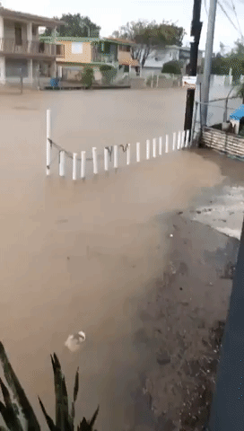 Heavy Rain From Tropical Storm Isaias Floods Puerto Rico