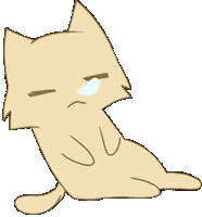 Tired Cat Sticker by theradboi