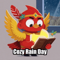 Relax Rain GIF by The Cardinal Virtue