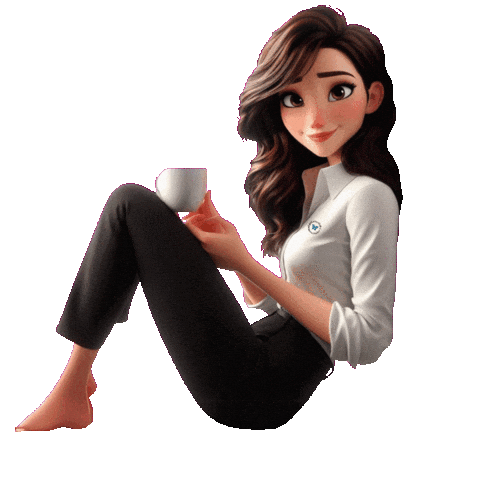 elistorycriativo woman mulher café elistorycriativo cabelos brilhantes Sticker