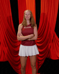 Elon Womens Tennis GIF by Elon Phoenix