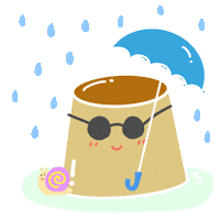 Rain 雨 Sticker