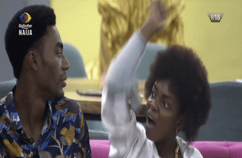 Shocked Bbnaija GIF by Big Brother Naija