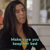 She Screams If She Can't See Her Bed