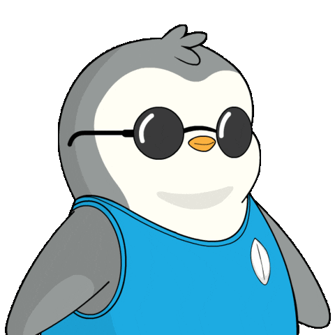 Sick Rainbow Sticker by Pudgy Penguins
