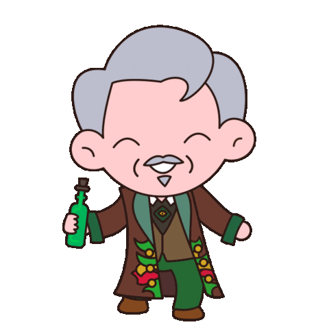 Happy Jeff Goldblum Sticker by Wicked