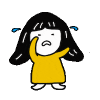 Girl Cry Sticker