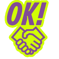 Handshake Yes Sticker by Changing Cities