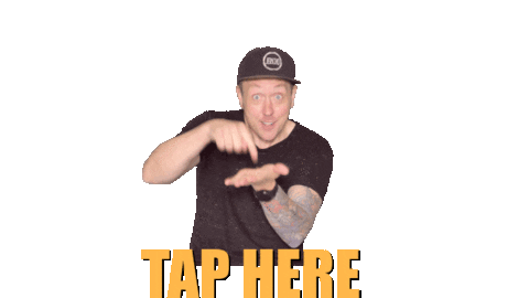 Follow Me Thumbs Up Sticker by Aaron Boyd Music