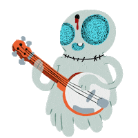 Halloween Sing Sticker by ToonTownClown