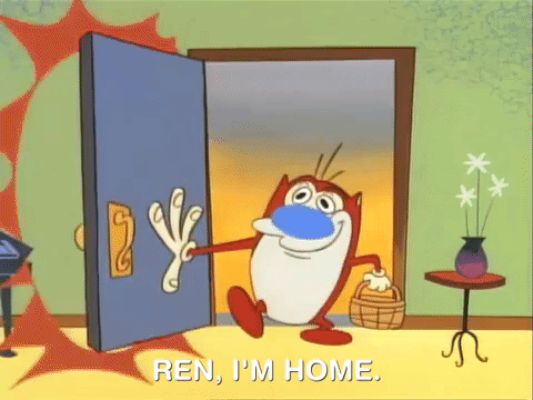 ren and stimpy nicksplat GIF