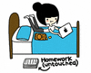 homework relaxing GIF