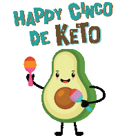 Cinco De Mayo Mexican Sticker by Keto-Mojo