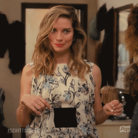 sassy yeah right GIF by Schitt's Creek