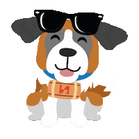 Cool Dog Puppy Sticker by Swiss-Belhotel International