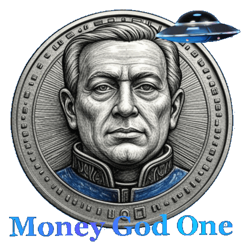The Money Ufo Sticker by Money God One