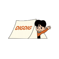 digdig_activity mountain camping activity tents Sticker