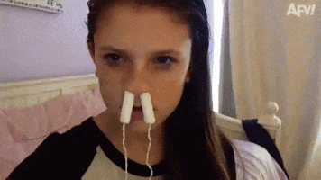 Period Tampon GIF by America's Funniest Home Videos