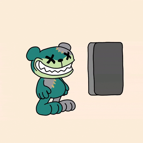 Reflection Cute Bear GIF by A Good Doctor Studio
