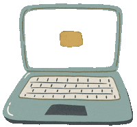 Laptop Hello Sticker