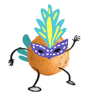 carnaval fantasia Sticker by Sucré Patisserie
