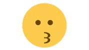 emojivid emoji emojivid smileys kissingface Sticker