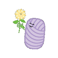 Yarn Knit Sticker by Hobbii