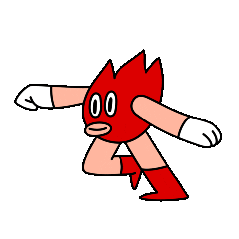 Japan Running Sticker by Esmile Studio