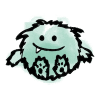 minipresents monster mini mp minipresents Sticker
