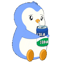Water Drinking Sticker by Pudgy Penguins