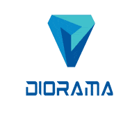 DIORAMA_XD diorama game studio diorama recife diorama games Sticker