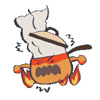 Angry On Fire Sticker