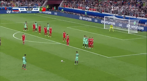 nikjha95 giphygifmaker russia portugal cristiano ronaldo GIF