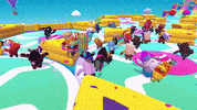 FallGuysGame gaming fail fall bounce GIF