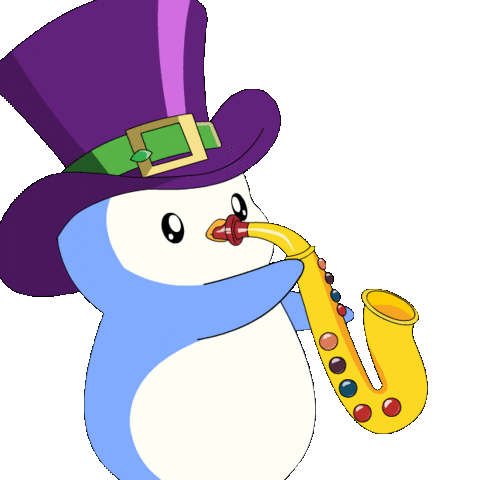 Happy Dance Sticker by Pudgy Penguins