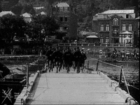 NationalWWIMuseum black and white running europe military GIF