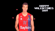 Valentines Day Love GIF by FC Bayern Basketball