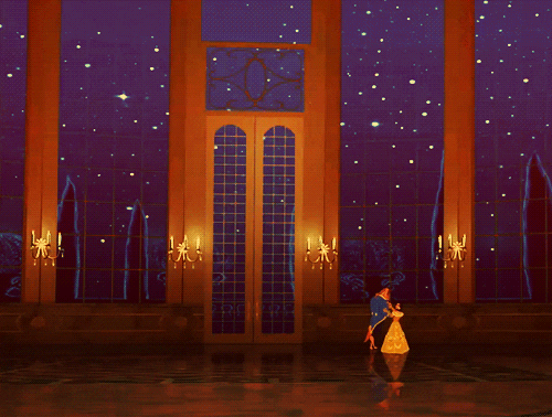 beauty and the beast dancing GIF
