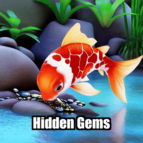Koi Fish Treasure GIF by TheConfishius