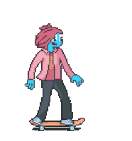 Pixel Pink Sticker