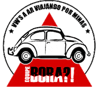 Fusca Sticker by Equipe Bora?! VW's a AR viajando por Minas
